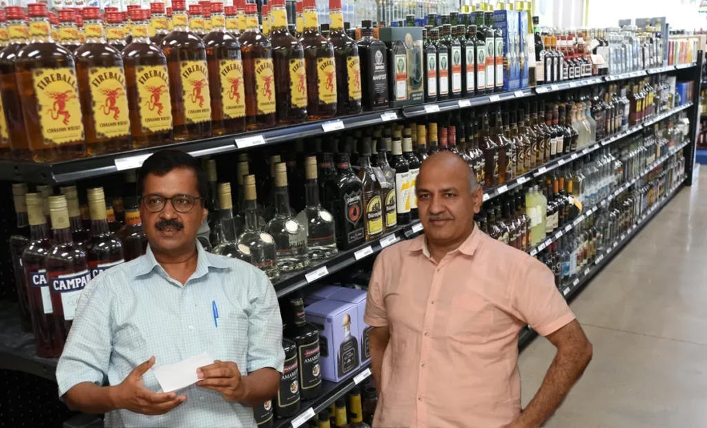 Delhi liquor scam kejriwal sisodia