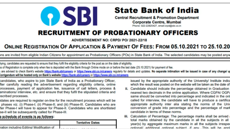 sbi po